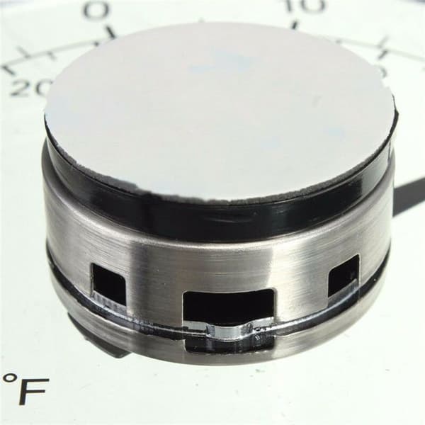 Nosheir Utendørstermometer - Vanntett - Transparent - Enkel Vindusmontering - Skivediameter 11 cm