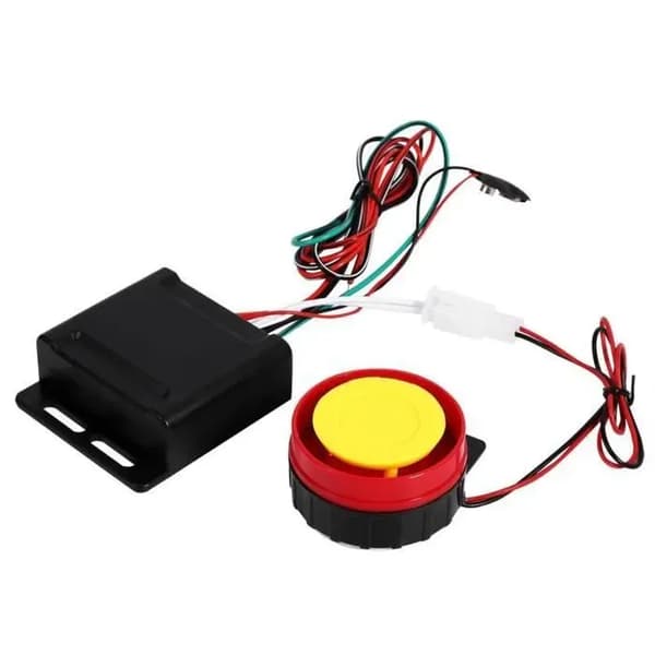 12V Stöldskyddslarmsystem - LAV - Dubbel fjärrkontroll - Anti-klipp