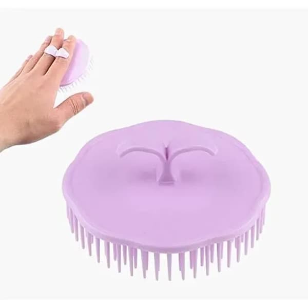 AURSTORE BASA RUNDBORSTAR, Hårmassageborste (Set om 4, slumpmässiga färger) AURSTORE