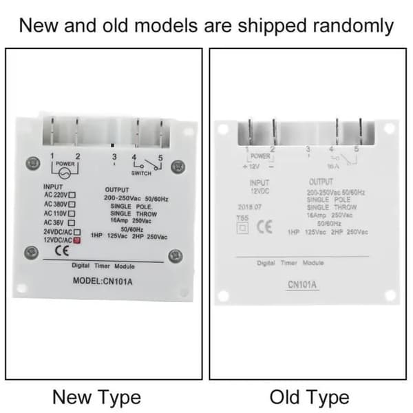 Digital timerbrytare - CET - CN101A - 12V - Hög precision