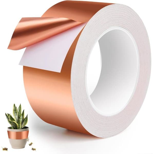 Snegleafvisende tape - KCVV - 50mm x 30M - Kobber - Effektiv - Multifunktionel