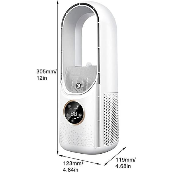 Bærbart klimaanlæg - XVX - 3 i 1 - Ventilator - Luftfugter - 8 timers timer