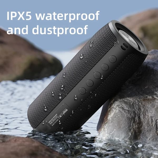 Bluetooth-højttaler, bas, trådløse højttalere, subwoofer, vandtæt lydboks, understøtter TWS, USB-flashdrev