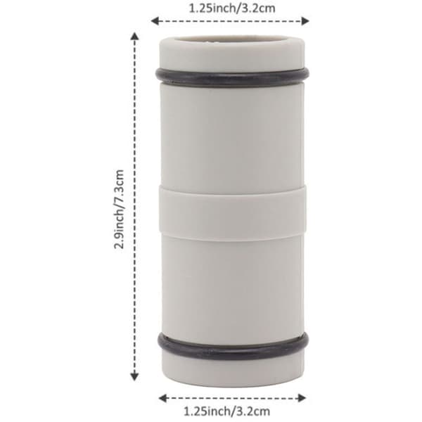 Poolslangeadapter, 3,1 cm til 3,1 cm lige fitting til poolslange, dykventil osv.
