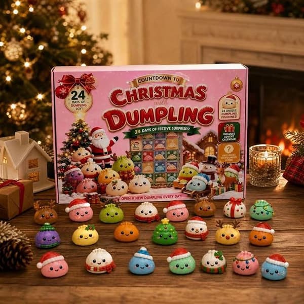Jule Squishies Adventskalender 2026, 24-dagers nedtelling for voksne C