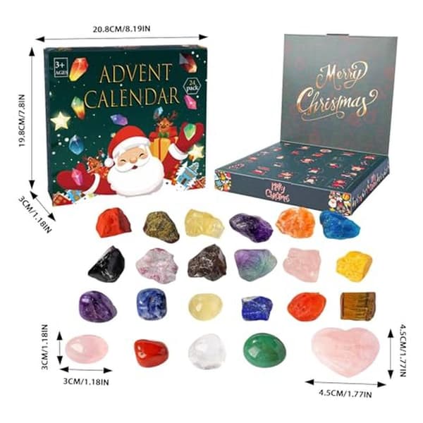 Adventskalender 2026 Krystaller & Ædelsten - 24 Dage