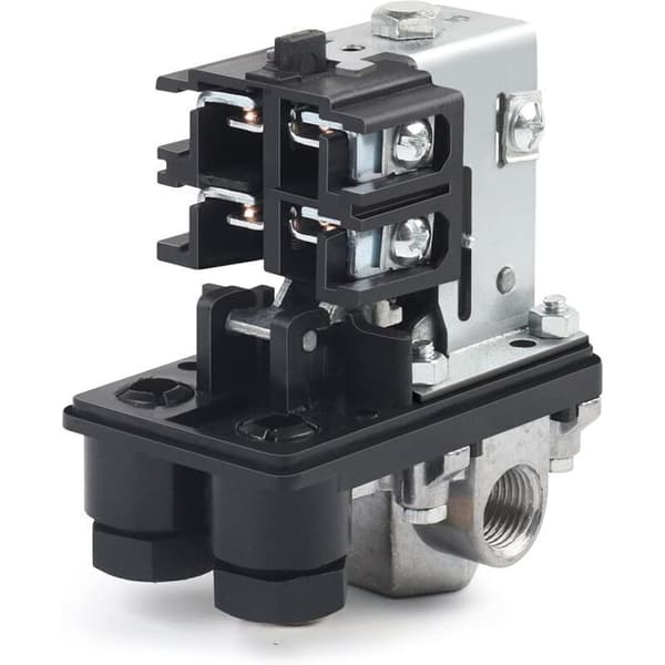 220V lufttrykkregulator, 4-hulls luftkompressorventil, luftkompressorbryter for rask trykkreduksjon