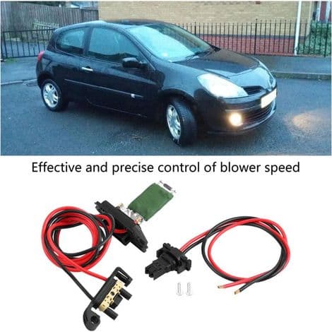 Varmeblæsermotor modstand, til Renault Clio MK3 III Modus 7701209803, Varmeblæser Modstand