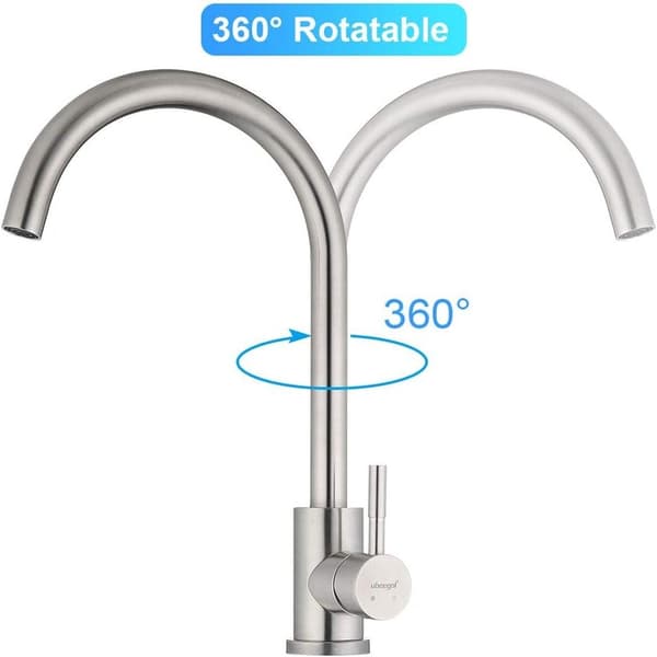 360° Svingbar Vask i Lønn - og Vask - og Vaskebenk - Matt