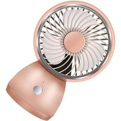 Minivifte - XVX - Bærbar - USB - Rosa - Ideell for sommer og reise