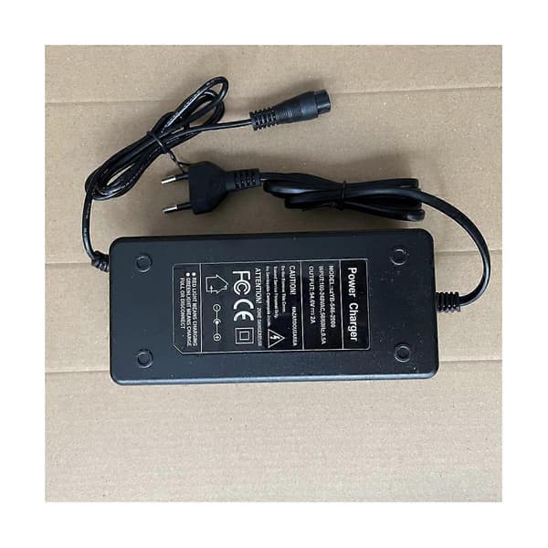 Oplader til Pro Speedway Elektrisk Scooter Opladningsadapter Tilbehør Output 54.6V 2A, EU Stik