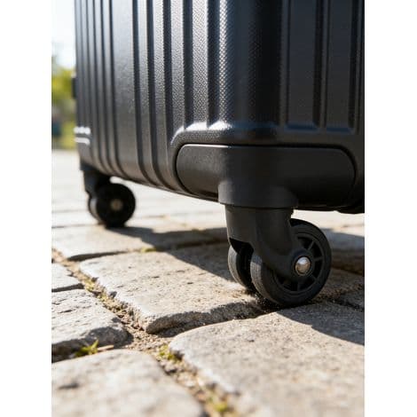 Sorte A05 kufferthjul, par af 360° drejehjul, holdbare og universelle