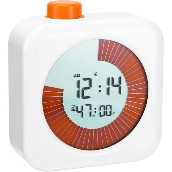 Digital Visuel Timer - LED - 60 Minutters Nedtælling - Stopur - Vækkeur - Multifunktionel Anvendelse