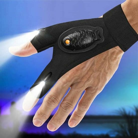 LED-hansker - XVX - 1 par - Oppladbare - Vanntette - Fingerspisslys