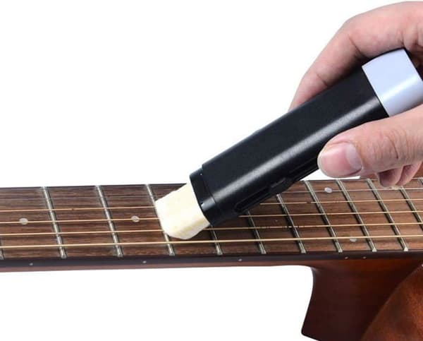 Gitarrsträngrengörare och underhållsgel, idealisk för rengöring av gitarrer, basar, elgitarrer, ukuleles