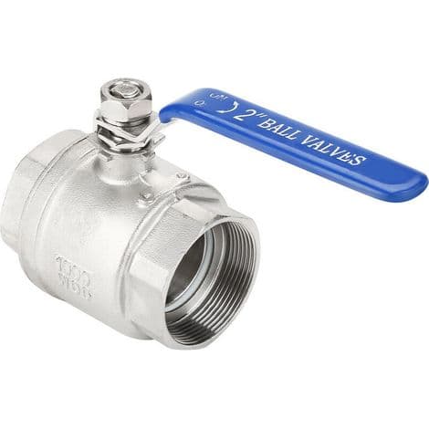 DN50 2\" kulventil – 304 rostfritt stål – 1000 psi tryck – snabb flödeskontroll
