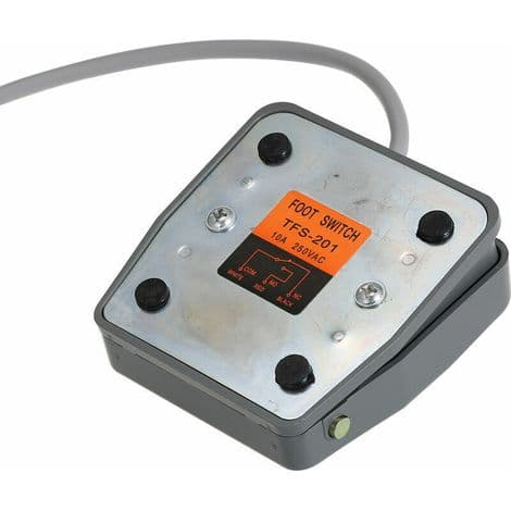 Fotpedal elektrisk bryter DC5-48V / AC24-250V 10A
