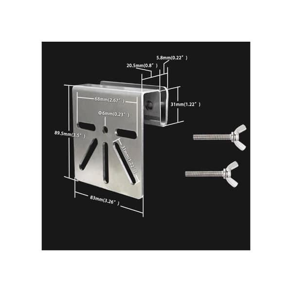 Kamerarännstensfäste - XVX - S3 Pro - Robust metall - Enkel installation - Modern design