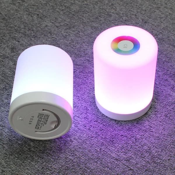 Berørings-natlampe Smart Induktion Dæmper Krog Farverig Lampe