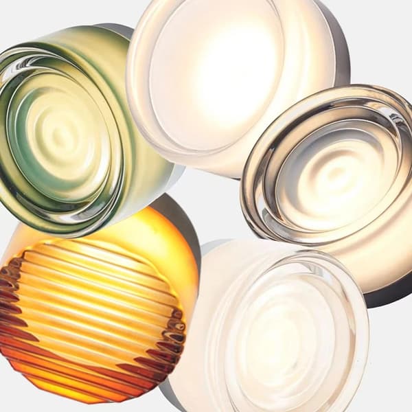 LED Akryl Vågig Vägglampa Sovrum Vardagsrum Dekor Grön/mcj