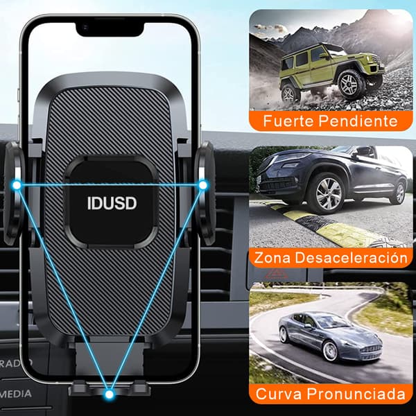 Universal mobiltelefonholder til bilens luftventil