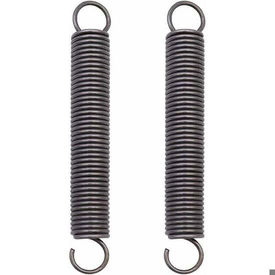 Spændingsfjeder i rustfrit stål - Nosheir - Dobbeltkrog - Rustfrit stål - Poleret - Tråddiameter 2 mm