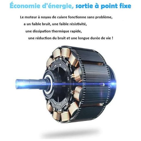 Lille 12,7 cm (5 tommer) USB-bordventilator. Mini støjsvag elektrisk bordventilator - blå.