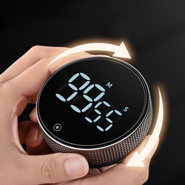 LED Digital Kökstimer för Matlagning Dusch Magnetisk Elektronisk Smart Köksredskap