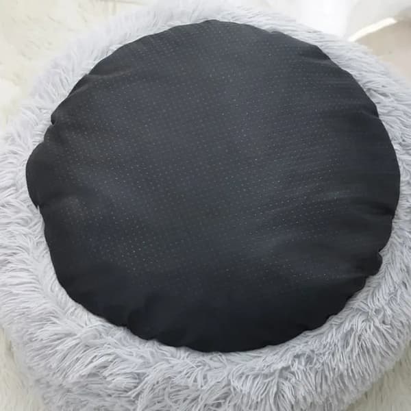 Kattkorg - Rund modell - 40 cm - Rosa - Halvsluten