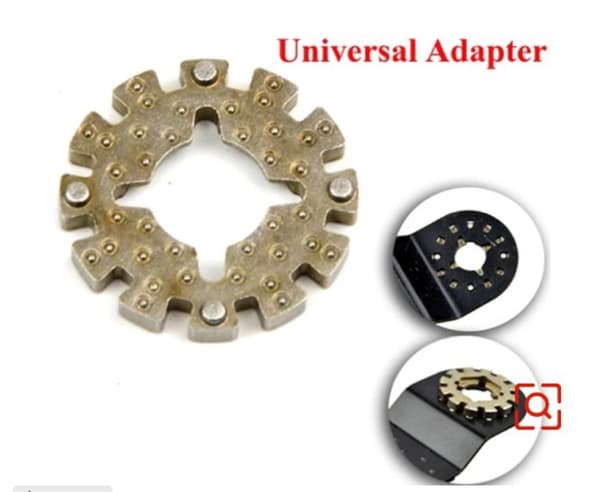 Adapter til Power Oscillerende Værktøj, Konverter til Starlock Oscillerende Værktøjsblade til OIS Universal Værktøjsbladadapter