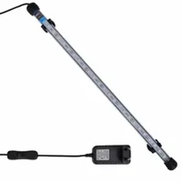 vidaXL LED-akvarielampa 48 cm vit