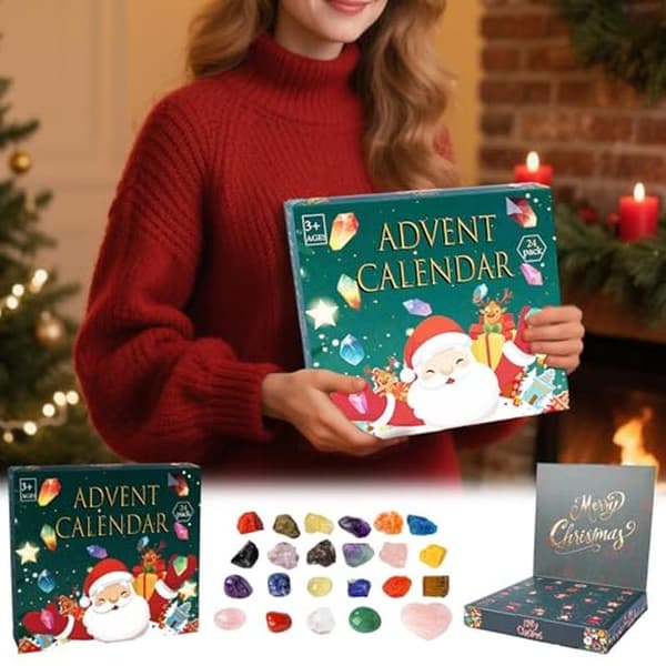Adventskalender 2026 Krystaller & Ædelsten - 24 Dage