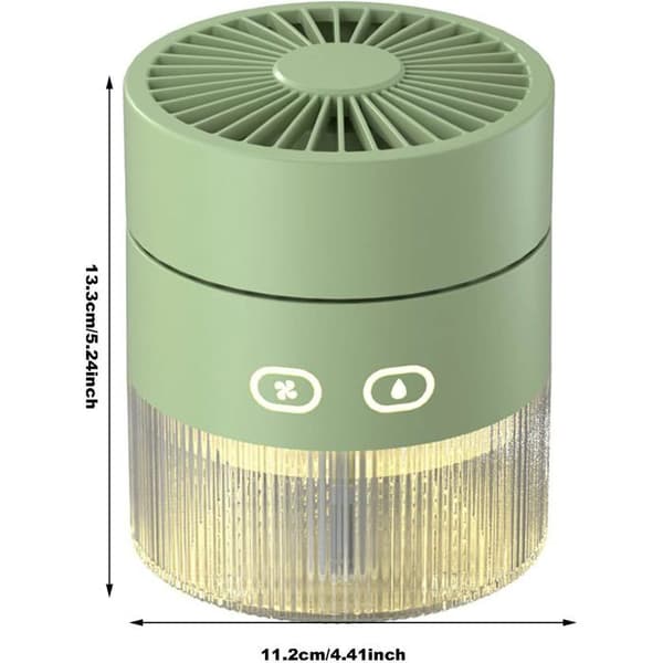 XVX Bærbar 350 ml 3-hastigheds tågeblæser - USB