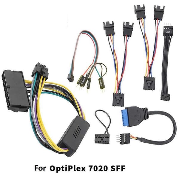 Til DELL OptiPlex 7020 SFF bundkort ATX adapterkabel Front Audio skærmet USB switchkabel