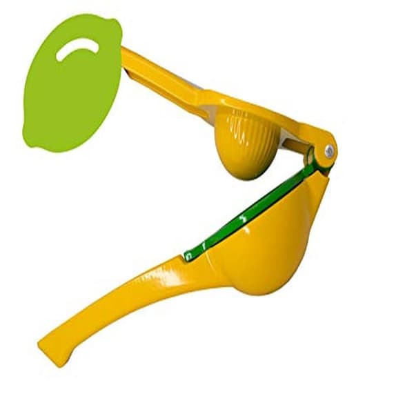 2-i-1 manuell citruspress för citron och lime, rostfritt stål