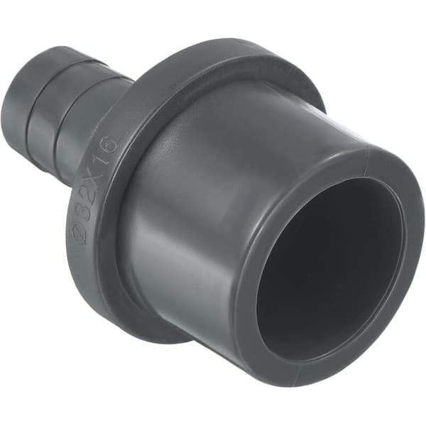 32x16 mm reduktionsfittings, 1 pakke direkte adapterforbindelse, grå