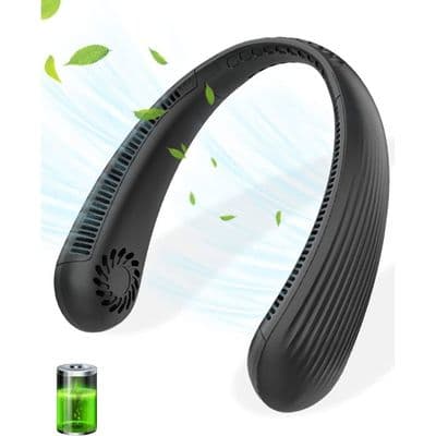 Bærbar Ventilator - XVX - Halsrem - 3 Hastigheder - USB - Letvægt 220g