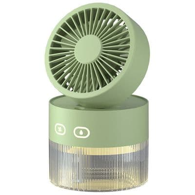 XVX Bärbar 350 ml 3-hastighets fläkt med dimfunktion - USB