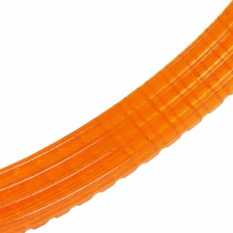 Pakke med 10 polyurethan drivremme til elektrisk høvl, 9,6 mm bred, til 1900B (orange)