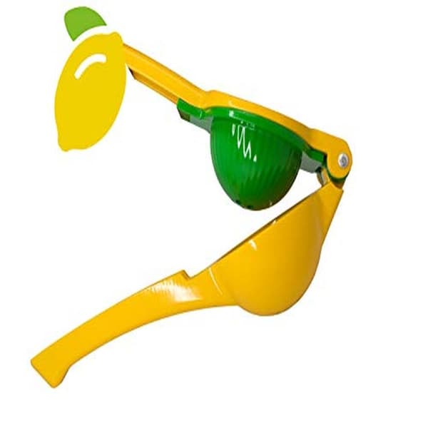 2-i-1 manuell citruspress för citron och lime, rostfritt stål
