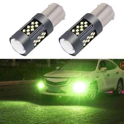par 1156 12V 7W kontinuerlige LED-tåkelys for biler JZSH (Lime Light)