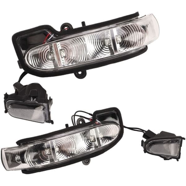 par LED sidespejlsindikator 2038201321 LED spejlindikator erstatning til Benz W463 W211 E320