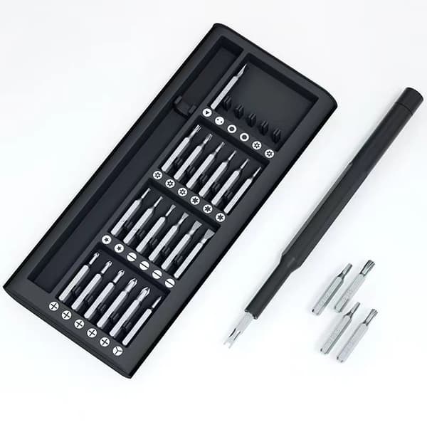 25 i 1 Magnetisk Skruvmejselset Bitsats Precisionselektronik Dator PC Telefon Demontering