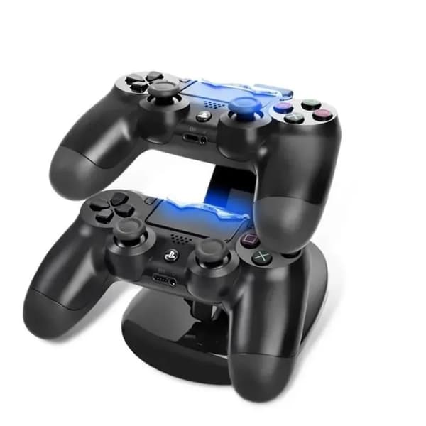 Laddningsstation för PS4 / PS4 Slim Pro, dubbel snabbladdare med LED-indikator