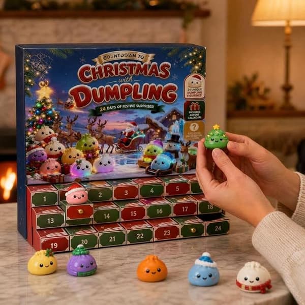 Jule Squishies Adventskalender 2026, 24-dagers nedtelling for voksne B