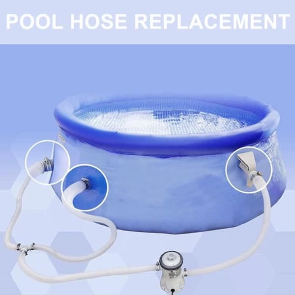 Erstatningsslange til pool - Gennemsigtig - Tilbehør til fritstående pools