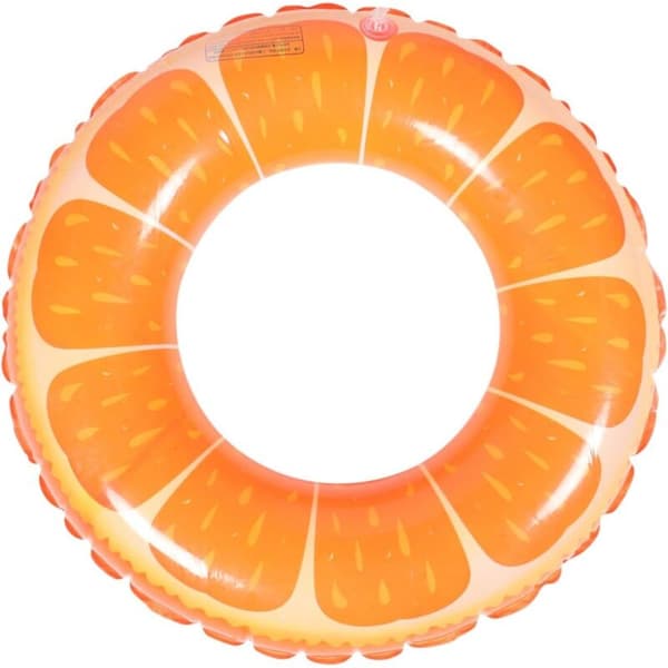 Rund pool float. Frugtformet pool float. Oppustelig pool float. Poolfestdekoration. Strandfestdekoration. Ferielege