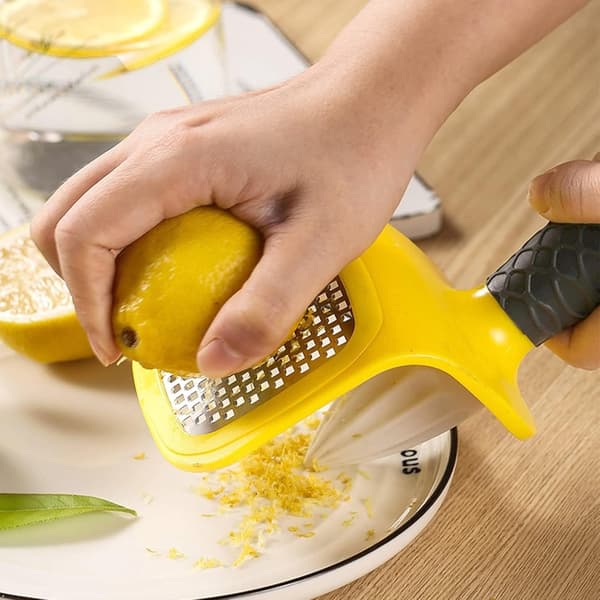 Manuel citruspresser i rustfrit stål til frugter, citroner og appelsiner