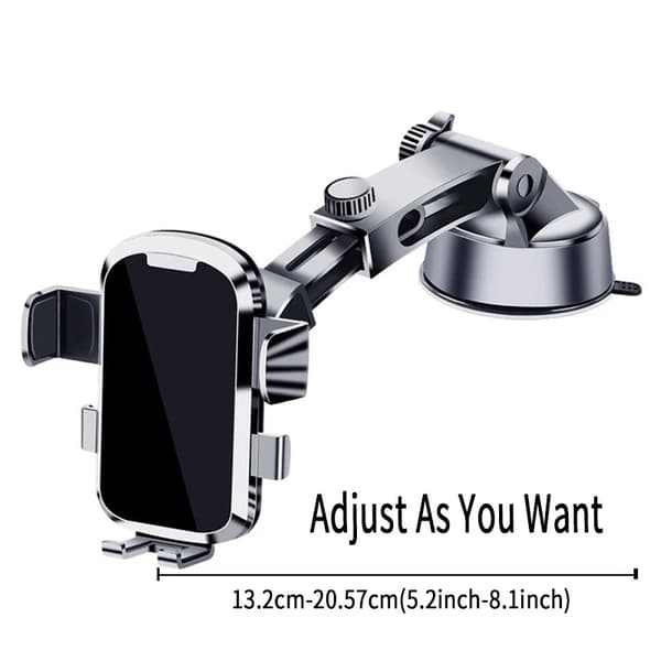 Biltelefonholder for frontrute, biltelefonfeste for iPhone smarttelefon
