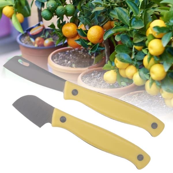 Trädgårdsknivar - XVX - Set om 2 - Kolstål - Halkfria - Ergonomiska